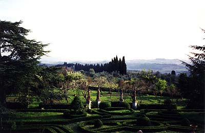Italien, Italy, Roma, Siena, Toscana, Castelnuovo, Garten der Villa Catignano in Castelnuovo