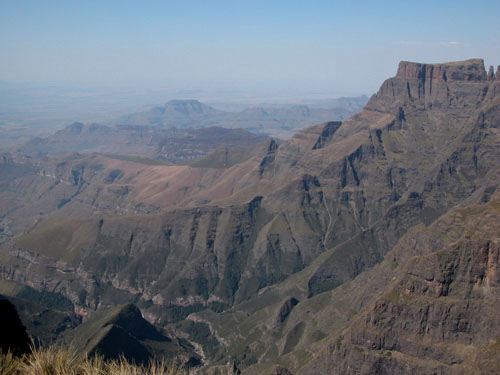 S&uuml;dafrika, Kwa Zulu Natal, Drakensberge, Buschmansmalereien, Escourt,Giants Castle, Anbear G&auml;stehaus