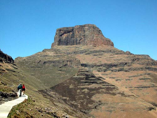 S&uuml;dafrika, Kwa Zulu Natal, Drakensberge, Buschmansmalereien, Escourt,Giants Castle, Anbear G&auml;stehaus