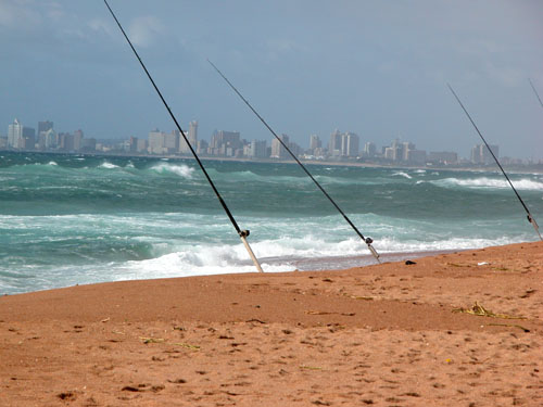 South Africa,S&uuml;dafrika, KwaZulu Natal, Reisebericht, Midlands Meander, Durban, Gatway, Gatway Einkaufszentrum in Durban, Umhlanga, Zeranka Lodge, Umhlanga Beach - Blick auf die Skyline von Durban