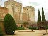 Alcazaba, der &auml;lteste Teil der Palastanlage Alhambra Alhambra Andalusien Granada Alhambra Hotel Tourismus Sehensw&uuml;rdigkeiten Kultur Maurische Bauwerke Reise nach Andalusien Urlaub in Andalusien