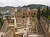 Alcazaba, der &auml;lteste Teil der Palastanlage Alhambra Alhambra Andalusien Granada Alhambra Hotel Tourismus Sehensw&uuml;rdigkeiten Kultur Maurische Bauwerke Reise nach Andalusien Urlaub in Andalusien