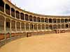 Andalusien Ronda Stierkampfarena Plaza de Toros Wei&szlig;e D&ouml;rfer in Andalusien- Sevilla Hotel  Fotos Fotoimpressionen, Fotogallerie Parador  in Andalusien