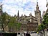 Andalusein Sevilla Kathedrale und Giralda Alcazar von Sevilla Botschaftersaal Sevilla Fotos Fotogalerie Photo Foto Sehensw&uuml;rdigkeit in Sevilla Alcazar von Sevilla