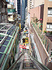 Mit 800m die laengste Rolltreppe der Welt - Central Escalator Hongkong