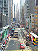Central Escalator Hongkong - Leben links und recht des Escalators in Hongkong