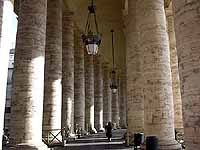 Petersplatz Piazza San Pietro Rom Der Vatikan die Vatikanstadt der Vatikanstaat Petersdom