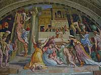 Stanzen des Raffael Stanze di Raffaello Vatikanische Museen Rom Der Vatikan die Vatikanstadt der Vatikanstaat Petersdom