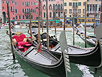 Venedig - Gondeln am Canal Grande