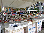 Venedig - Campo S. Giacomo dell'Oro - Marktstand