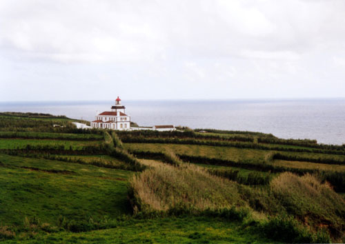 São Miguel, Azoren, Leuchtturm bei Ginetes