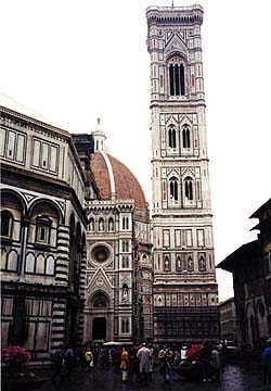 Der Florentinische Dom und das Baptisterium