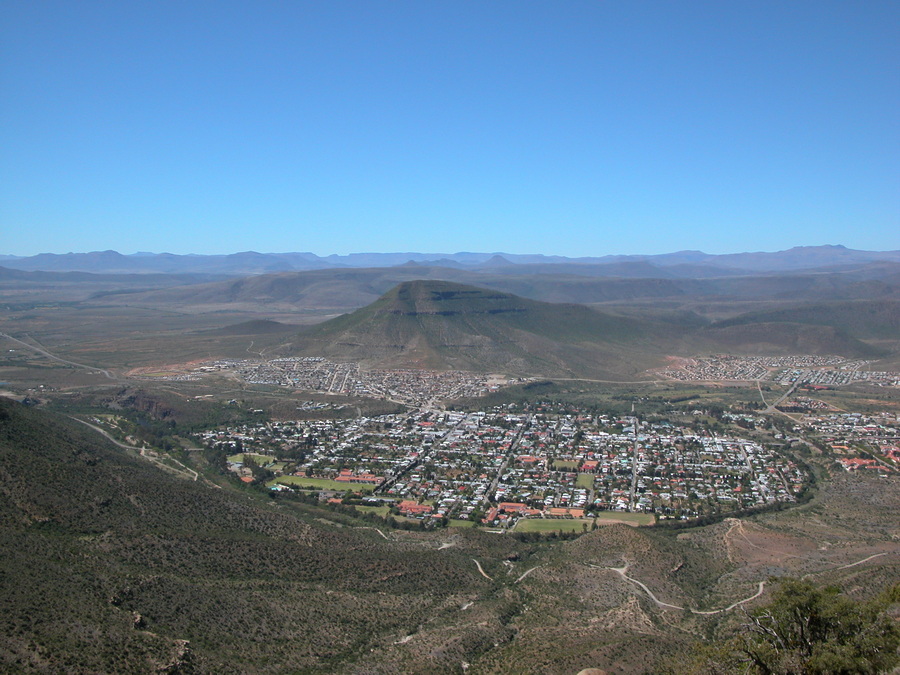 Graaff Reinet in der  Karoo - Ausblick vom valley of desolation