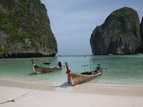 Thailand Phuket Koh Lone Strandurlaub  Urlaub April 2003