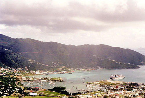 Charlotte Amalie auf Saint Thomas, U.S. Virgin Islands - Anreise auf  Tortola British Virgin Islands 