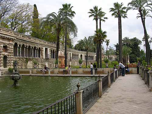 Alcázar  in Sevilla - Parkanlage