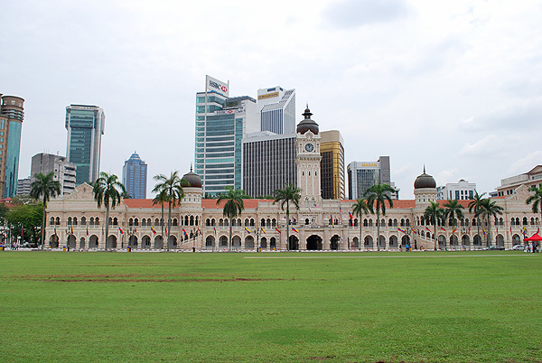 Kuala Lumpur - Sultan Abdul Samad Building. Es entstand  1897 und war das Zentrum der Kolonialen Administration.