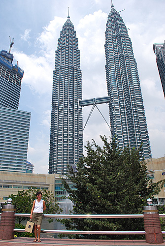 Kuala Lumpur. Auf einem Spaziergang rund um den See im KLCC Park