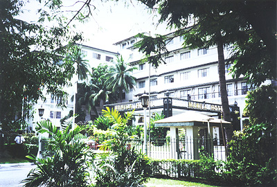 Das luxurioese koloniale Manila Hotel