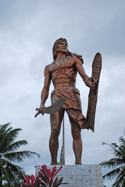 Philippinen, Cebu, Cebu City, Mactan Island, Denkmal vom Hauptling Lapu-Lapu