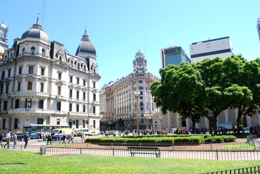Palacio de Gobierno. Das Rathaus, Sitz der Bürgermeisters von Buenos Aires -Plaza de Mayo