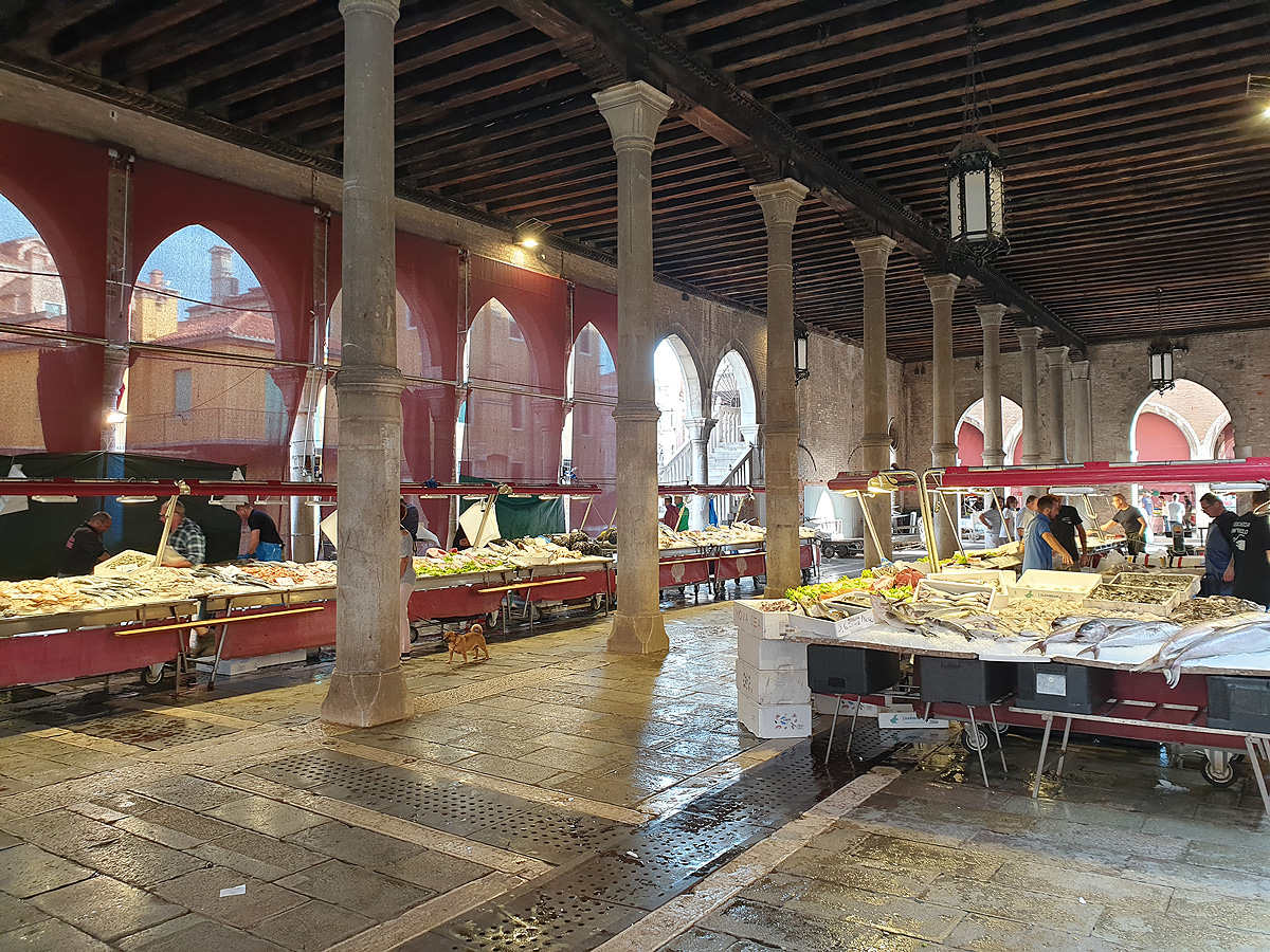 Mercato di Rialto in Venedig