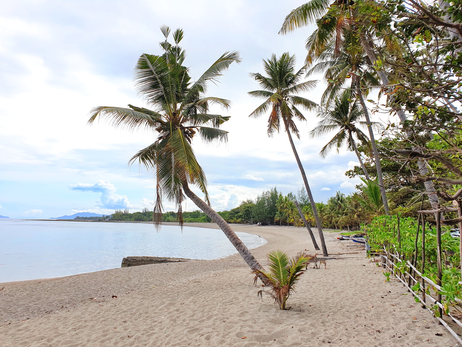 Guesthouse on the beach in Maumere Bay on Flores in Indonesia