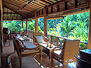 Villa, Strandvilla, Interior, Beach Villa Strand von Waiara, Maumere, Insel Flores, Indonesien, Internet